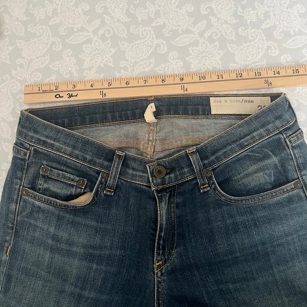 Rag & Bone Dre Low Rise
Patchwork In Champs Workshop Jeans Size 26 - Picture 10 of 13